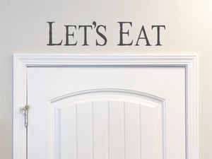 Let's Eat Print | Kitchen Wall Decal