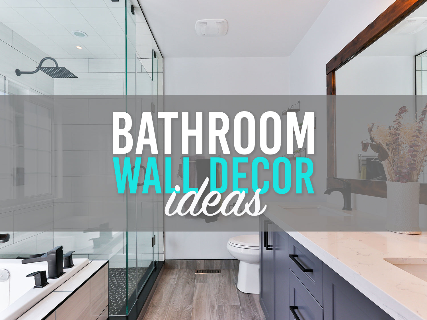 wall hanging ideas for bathroom