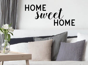 Home Sweet Home, Vinyl Wall Decal, Wall Sticker, Bedroom Wall Decal, Living Room Wall Decal