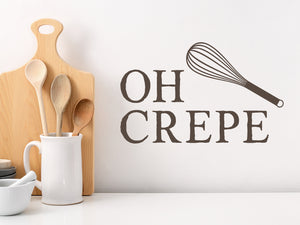 Oh Crepe | Kitchen Wall Decal