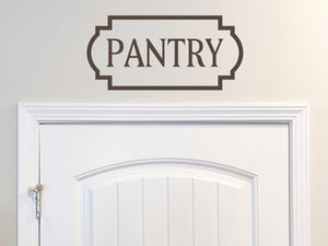 Pantry Plaque | Kitchen Wall Decal