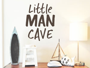 Little Man Cave | Wall Decal For Kids