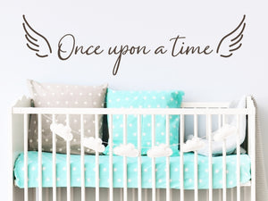 Once Upon A Time Cursive | Wall Decal For Kids