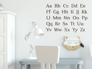 Alphabet Uppercase and Lowercase | Wall Decal For Kids