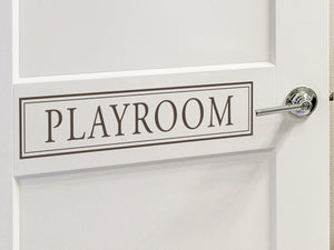 Playroom | Kids Room Door Decal