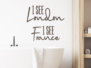 I See London I See France | Bathroom Wall Decal