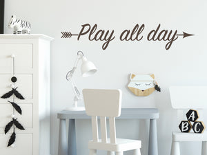 Play All Day Arrow | Wall Decal For Kids