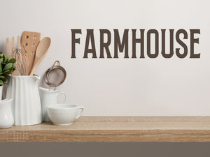 Farmhouse Bold | Kitchen Wall Decal