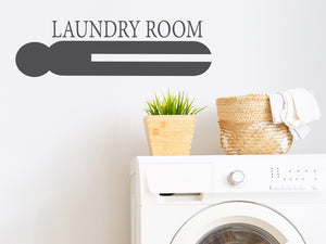 Laundry Room (ClothesPin) | Laundry Room Wall Decal