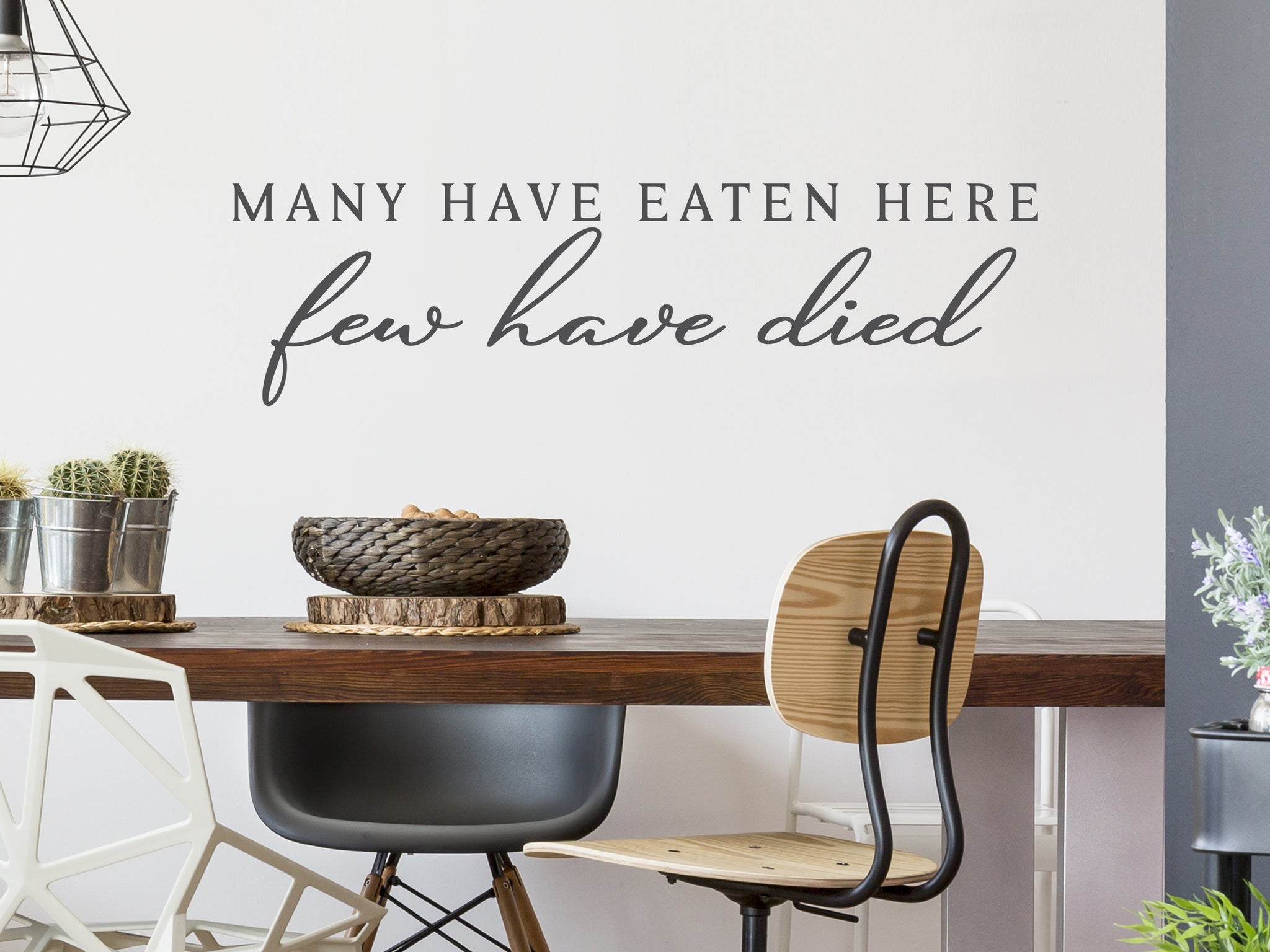 Kitchenaid Mixer Decal, Many Have Eaten Here Few Have Died Decal, Stand  Mixer Decal, Gift for Mom 