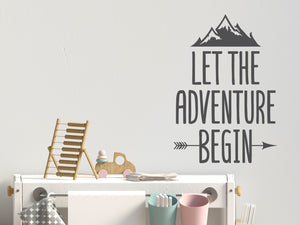 Let The Adventure Begin Arrow | Wall Decal For Kids