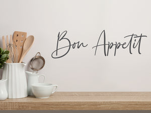 Bon Appetit Script | Kitchen Wall Decal