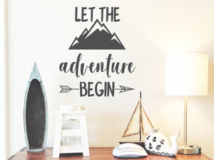 Let The Adventure Begin | Wall Decal For Kids