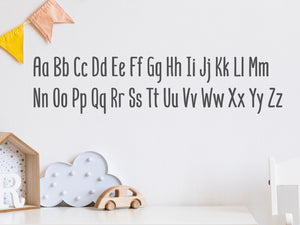 Alphabet Uppercase and Lowercase Bold | Wall Decal For Kids