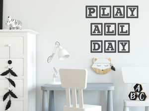 Play All Day Blocks | Wall Decal For Kids