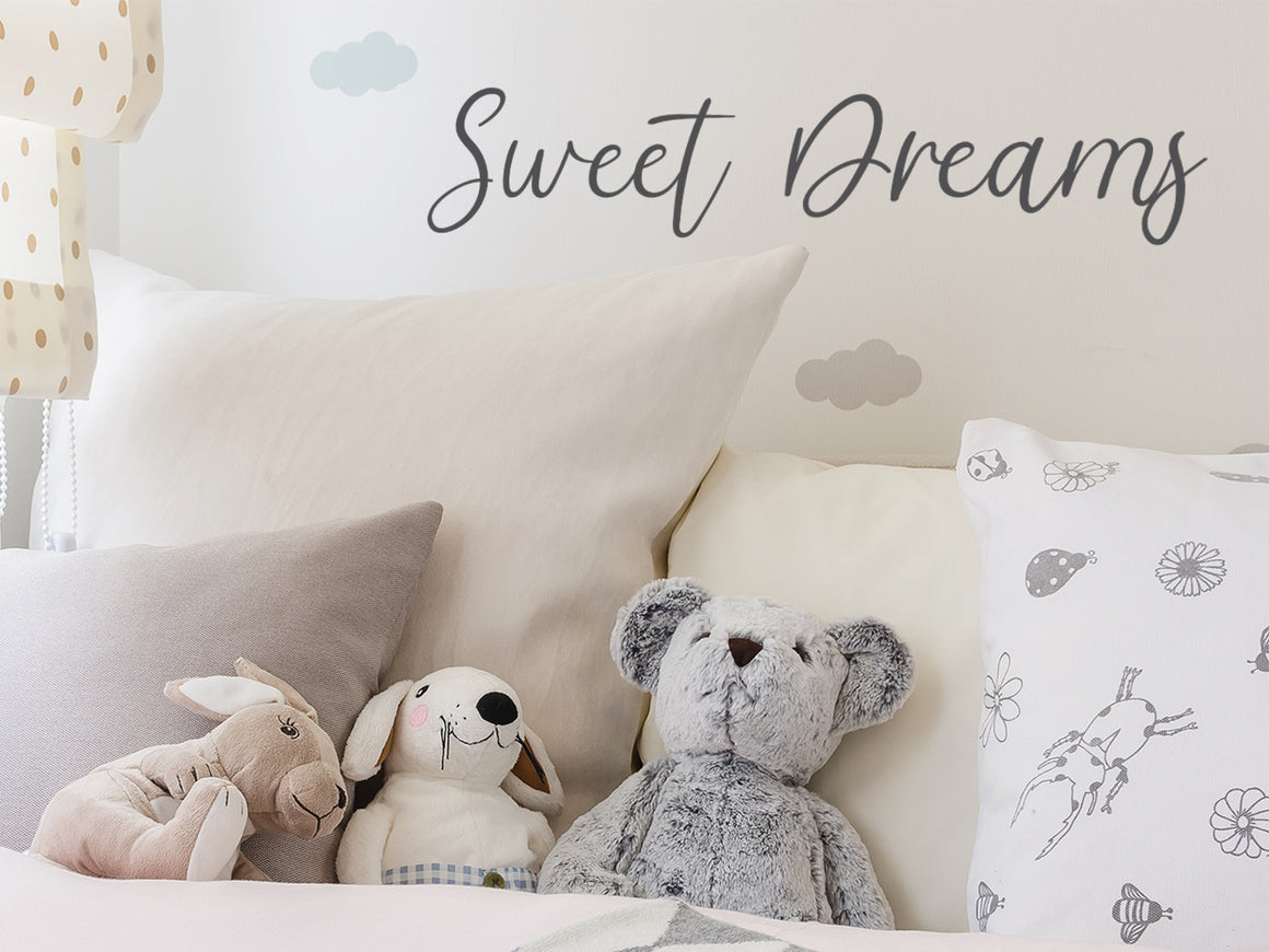 Sweet Dreams, Kids Room Wall Decal, Nursery Wall Decal, Vinyl Wall Decal, Playroom Wall Decal 