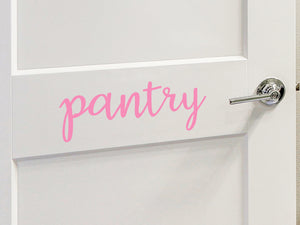 Pantry Cursive | Pantry Door Decal & Kitchen Wall Decal