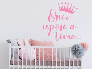 Once Upon A Time Cursive | Kids Room Wall Decal