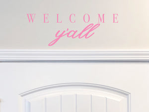 Welcome Y'all | Kitchen Wall Decal