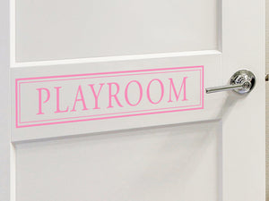 Playroom | Kids Room Door Decal