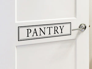 Pantry, Pantry Door Decal, Kitchen Wall Decal, Dining Room Wall Decal, Vinyl Wall Decal, Pantry Wall Decal