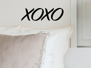 XOXO, Bedroom Wall Decal, Master Bedroom Wall Decal, Vinyl Wall Decal, Bathroom Wall Decal, Mirror Decal