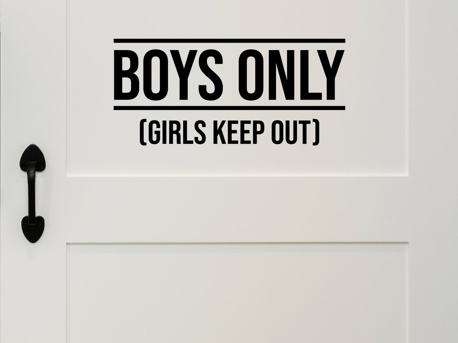 keep out signs for girls only