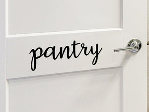 Pantry, Pantry Door Decal, Kitchen Wall Decal, Vinyl Wall Decal, Pantry Wall Decal