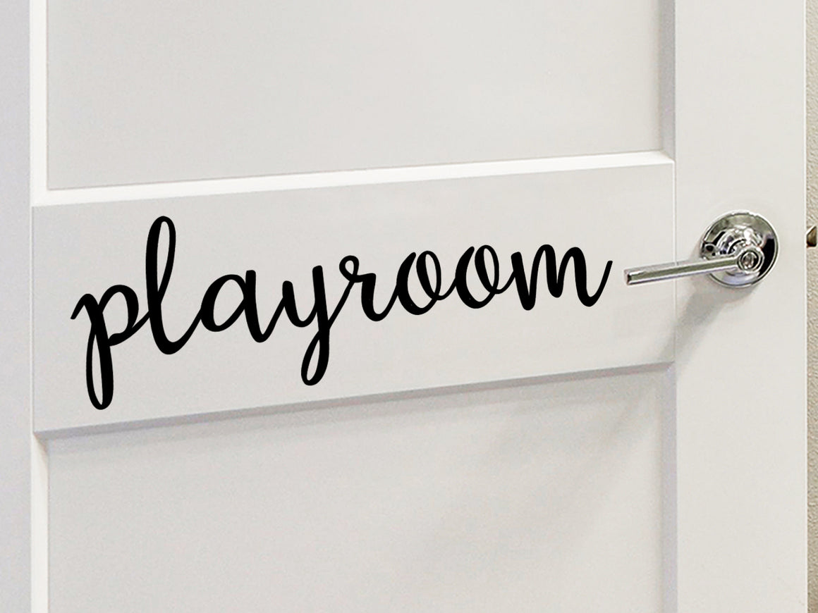 Playroom, Playroom Wall Decal, Playroom Door Decal, Kids Room Wall Decal, Nursery Wall Decal, Vinyl Wall Decal