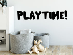 Playtime! Bold | Kids Room Wall Decal