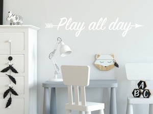 Play All Day Arrow | Wall Decal For Kids