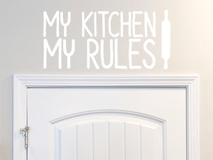 My Kitchen My Rules | Kitchen Wall Decal