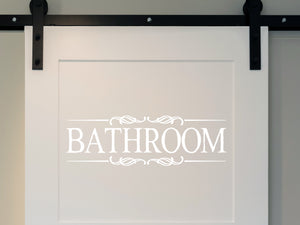 Bathroom Ribbons | Bathroom Wall Decal