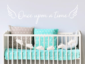 Once Upon A Time Cursive | Wall Decal For Kids