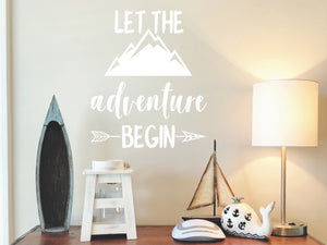 Let The Adventure Begin | Wall Decal For Kids