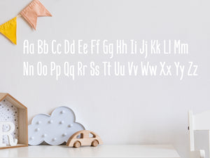 Alphabet Uppercase and Lowercase Bold | Wall Decal For Kids