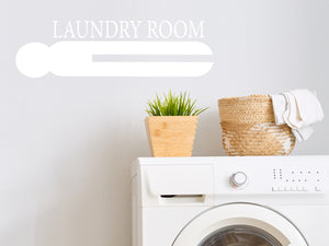 Laundry Room (ClothesPin) | Laundry Room Wall Decal