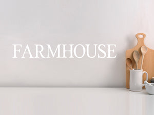 Farmhouse Classic | Kitchen Wall Decal