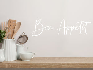 Bon Appetit Script | Kitchen Wall Decal