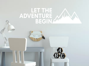 Let The Adventure Begin Print | Wall Decal For Kids