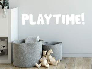 Playtime! Bold | Kids Room Wall Decal