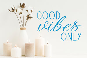Good Vibes Only | Bathroom Wall Decal