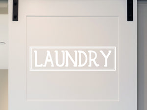Laundry Plaque | Laundry Room Door Decal