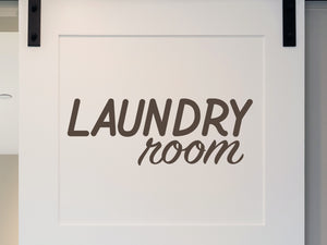 Laundry Room | Door Decal