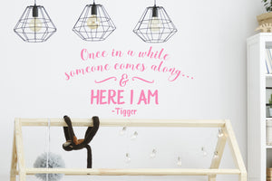 Once In A While Someone Comes Along | Kids Room Wall Decal